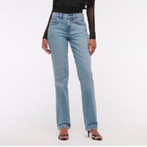 Curve Love Mid Rise 90s Straight Jean 29 X-Long